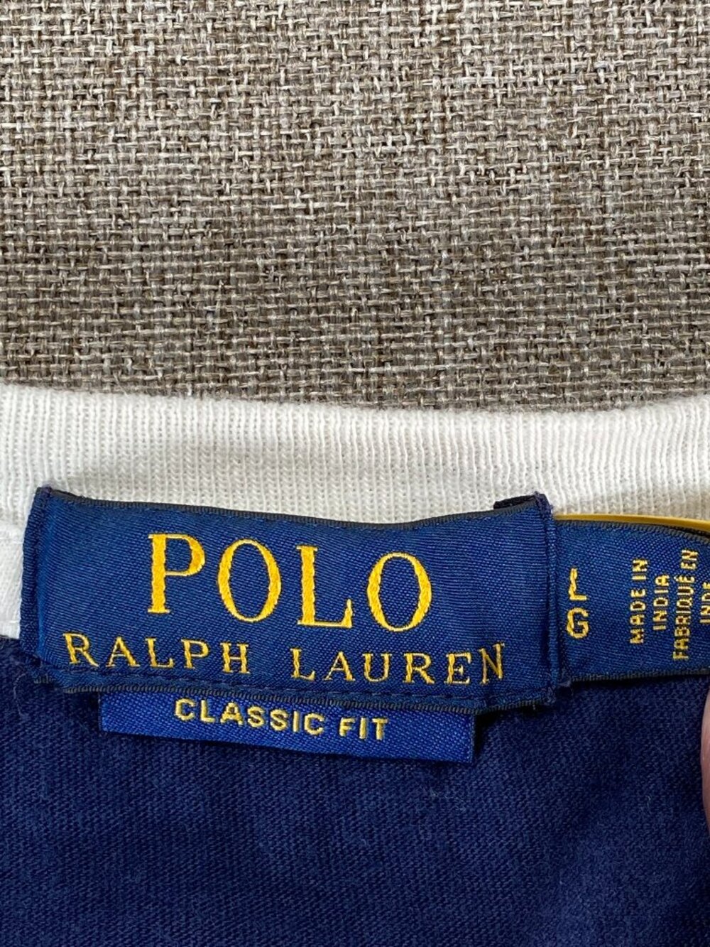 Polo Ralph Lauren Classic Fit Striped Jersey T-Shirt Men Large Multicolor Stripe - Picture 7 of 10